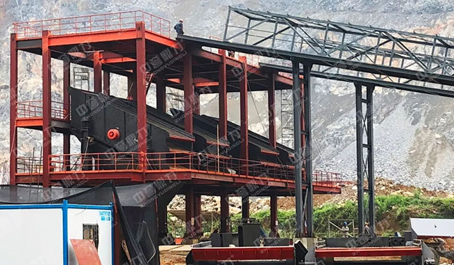 廣西百色登高新材料公司200萬(wàn)噸骨料生產(chǎn)線