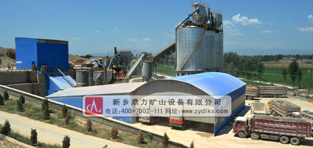 河北中聯水泥時產500-600噸骨料生產線