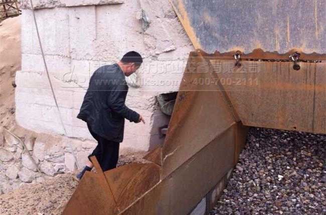 甘肅蘭州時產500噸石料生產線成品料堆