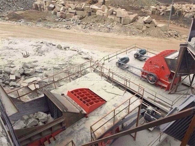 安徽淮北時(shí)產(chǎn)600-800噸石料生產(chǎn)線