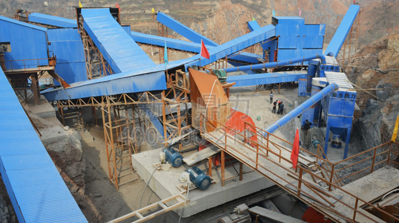 重慶時產700噸環保石料廠