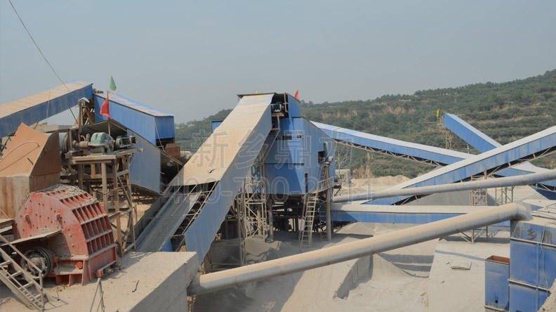 江西南昌時產(chǎn)600噸石料廠生產(chǎn)線配置方案