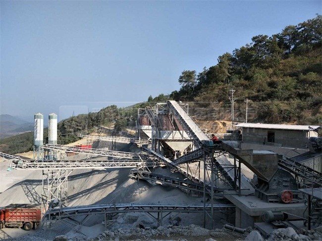 制砂生產線現場