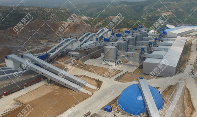 河南衛輝大型石料破碎機使用現場