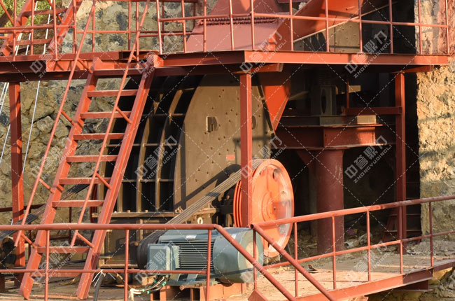 設備在石料廠的應用現場