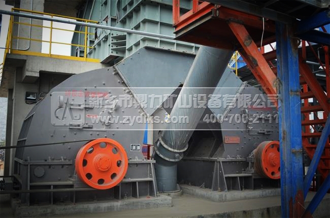 骨料生產線上的破碎設備