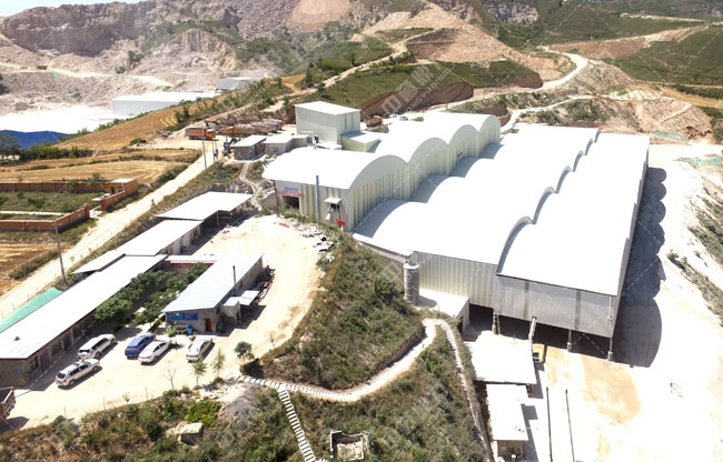 銅川金梧桐礦業(yè)封閉式石料生產(chǎn)線