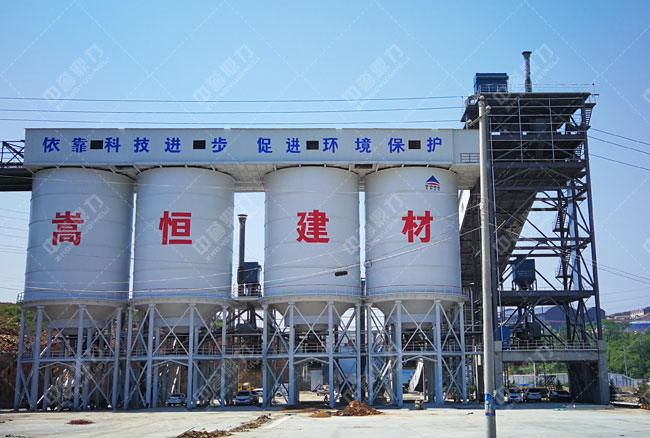 登封市嵩恒建材時產(chǎn)1200-1500噸骨料生產(chǎn)線