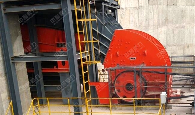 重錘破碎機現場