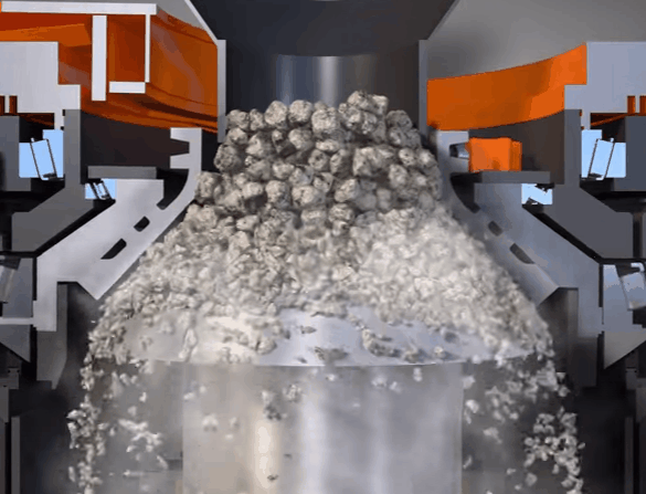 圓錐碎石機工作原理